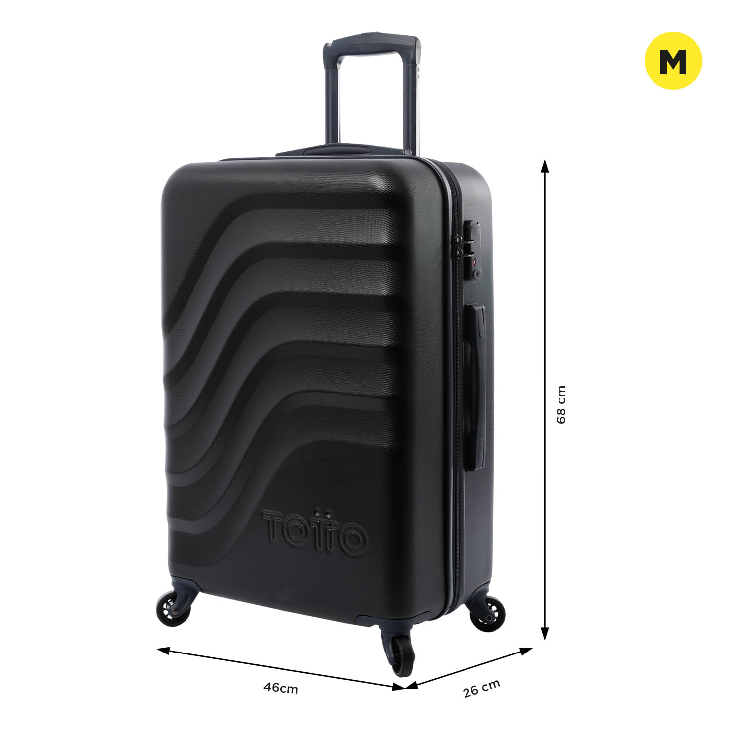 Maletas Grandes Rigidas Maleta De Viaje TOTTO Bazy Rígida Y Con